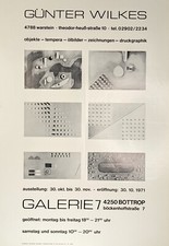 Günter Wilkes, Plakat