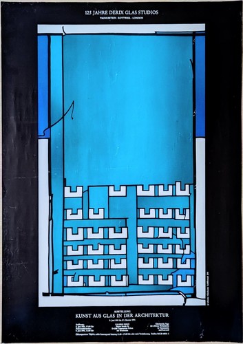 Poster plakat kunst aus glas - plakat,