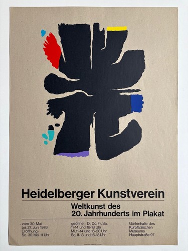 Ausstellungsplakat weltkunst - ausstellungsplakat,