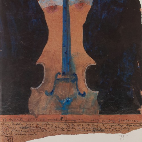 Horst janssen plakat viola - horst,