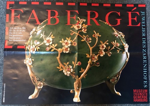 Plakat ausstellung faberge - ausstellung, "faberge"