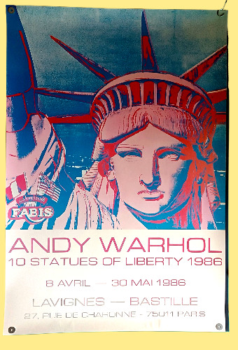 Andy warhol ausstellungsplakat - warhol,