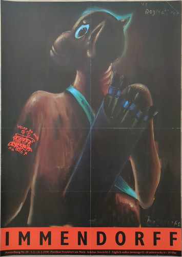 Poster plakat immendorf - plakat,