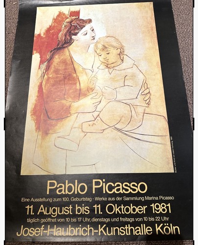 Plakat pablo picasso 1981 - plakat,