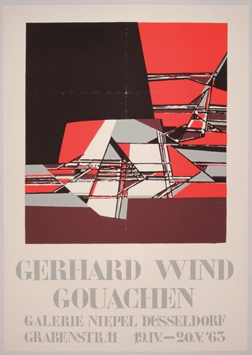 Wind gerhard gouachen - -,