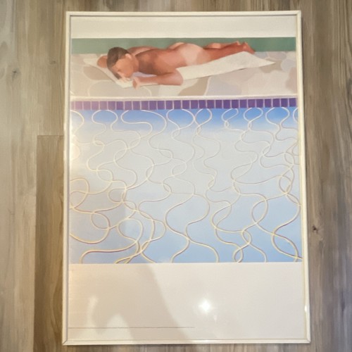 David hockney sunbather - david, „sunbather“
