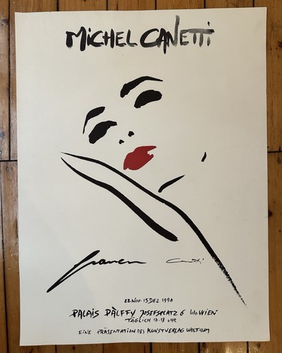 Original michel canetti poster - original,