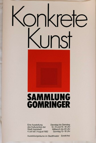 Poster plakat konkrete kunst - poster,