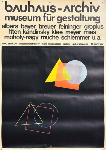 Original bauhaus poster 1979 - original,
