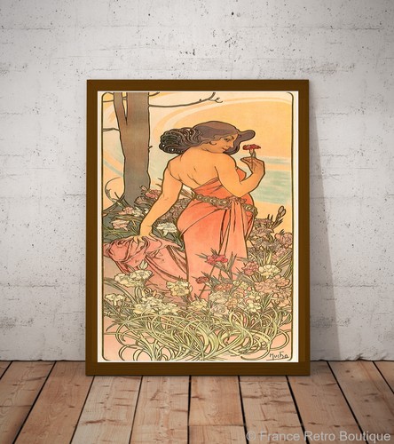 Mucha nelkenblumen - mucha,