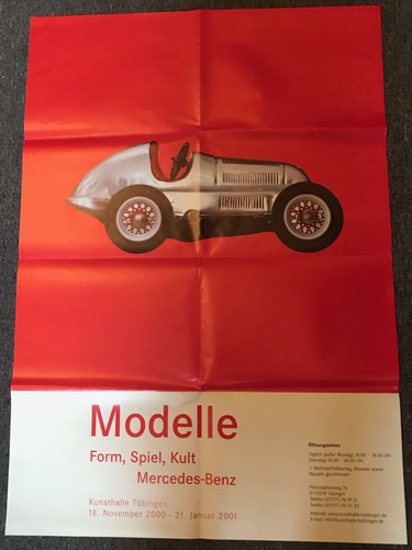 Plakat ausstellung modelle - plakat,