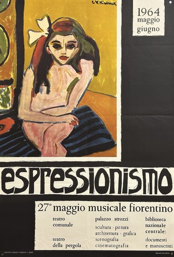Original kirchner poster - e.l.,