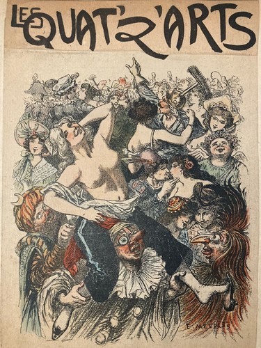 Lithografie druck 1920 - lithografie,