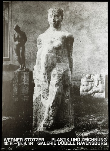 Grosses ausstellungsplakat - grosses,