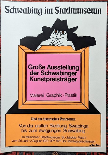 Poster plakat schwabing - poster,