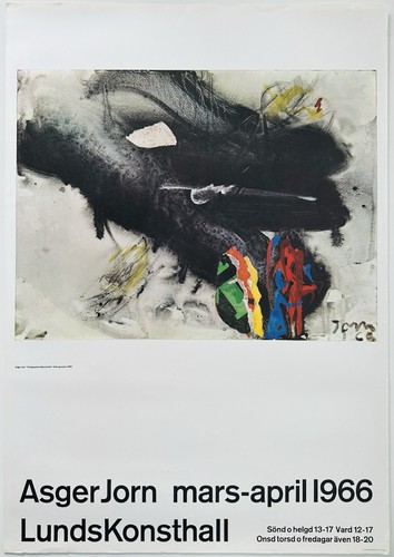 Original asger jorn poster - jorn,
