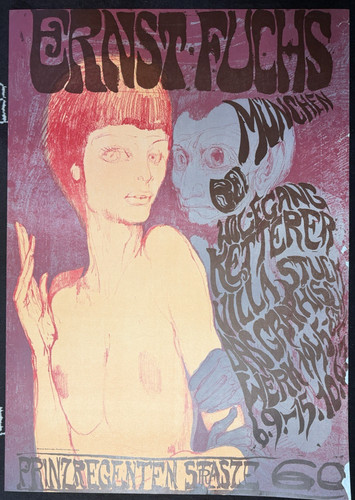 Ernst fuchs originalplakat - ernst,