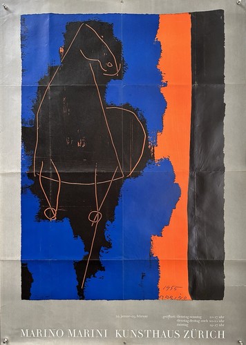 Original marino marini poster - marino,