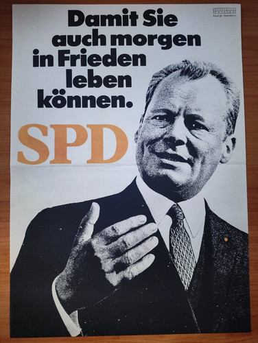 Spd wahlplakat willy - wahlplakat, +willy