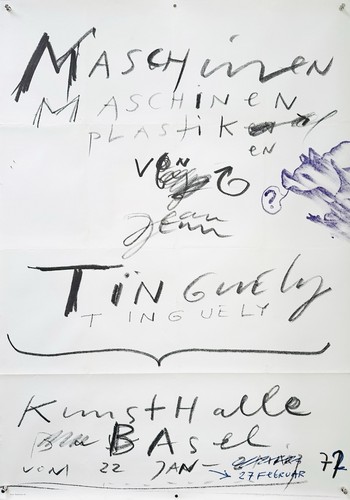 Original jean tinguely - tinguely, poster