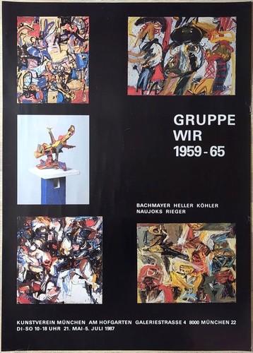 Poster plakat gruppe wir - -,