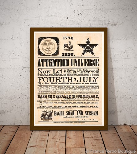 Plakat zum juli 1876 - 4.,