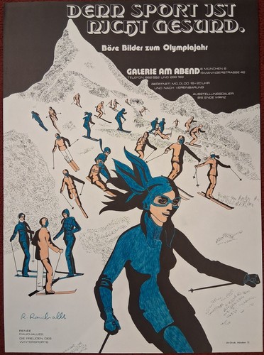 Ausstellungsplakat denn - ausstellungsplakat, „denn