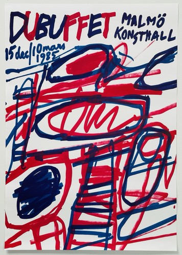 Original jean dubuffet poster - original,