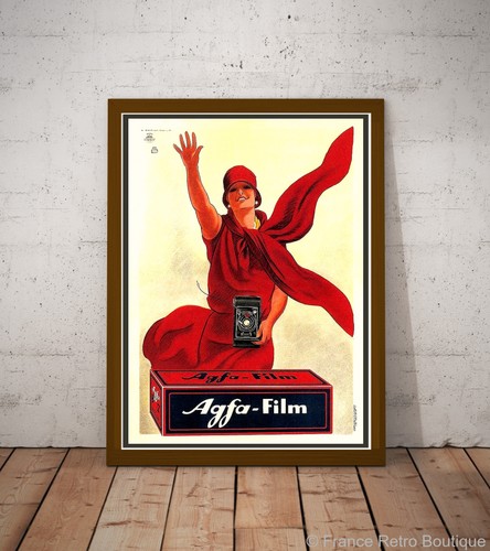 Agfa film vintage werbeplakat - agfa,