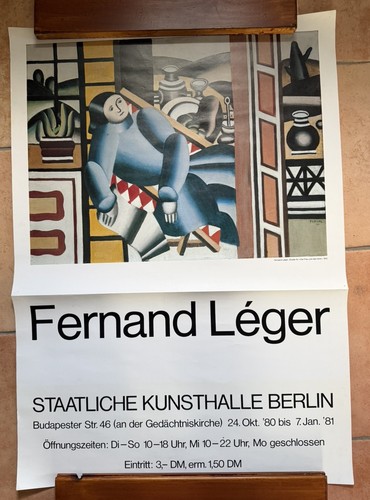 Plakat fernand léger 1980 - plakat,