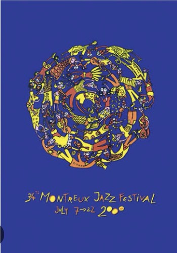 Plakat jazz festival montreux - plakat,
