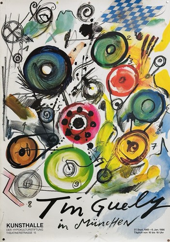 Original jean tinguely poster - original,