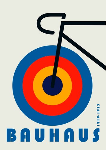 Bauhaus plakat bike - -, bike,