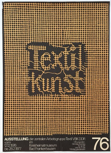 Original textil kunst - textil, ddr