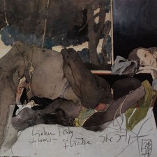 Horst Janssen Erotischer Akt