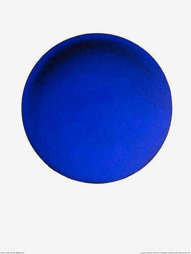 Yves klein plakat disque - -,