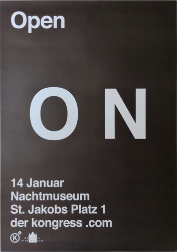 Poster plakat nachtmuseum - poster,