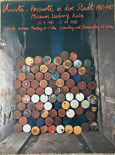 Christo wall of barrels - christo,,