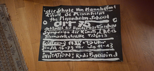 Rudi baerwind mannheim plakat - rudi,