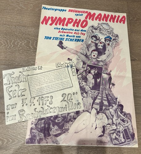 1978 plakat mannia nympho ton - mannia,