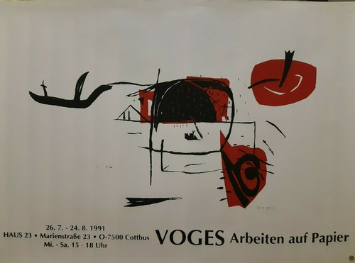 Voges arbeiten auf - papier, 1991