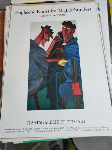 Plakat englische kunst - englische,
