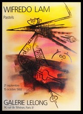 WILFREDO LAM " Pastels "