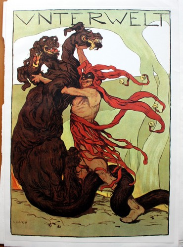 Original plakat jugendstil - plakat,